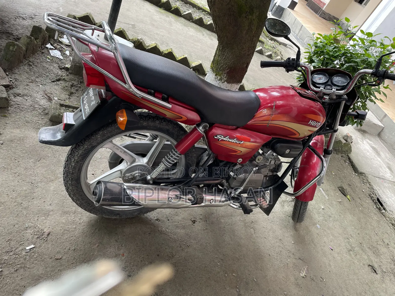 Hero Splendor Plus 2017 Red