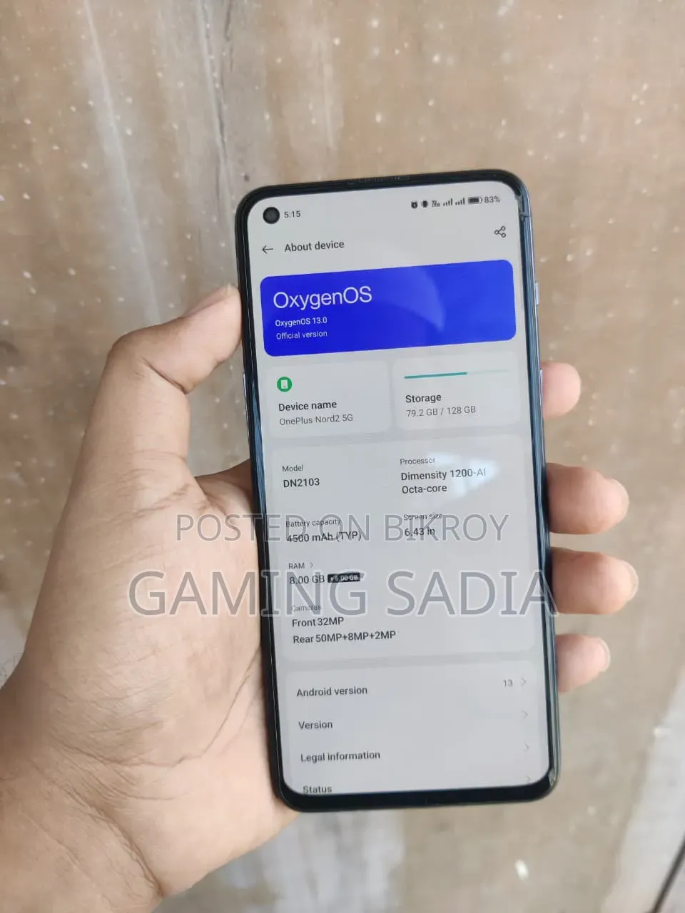 OnePlus Nord 2 128 GB Blue