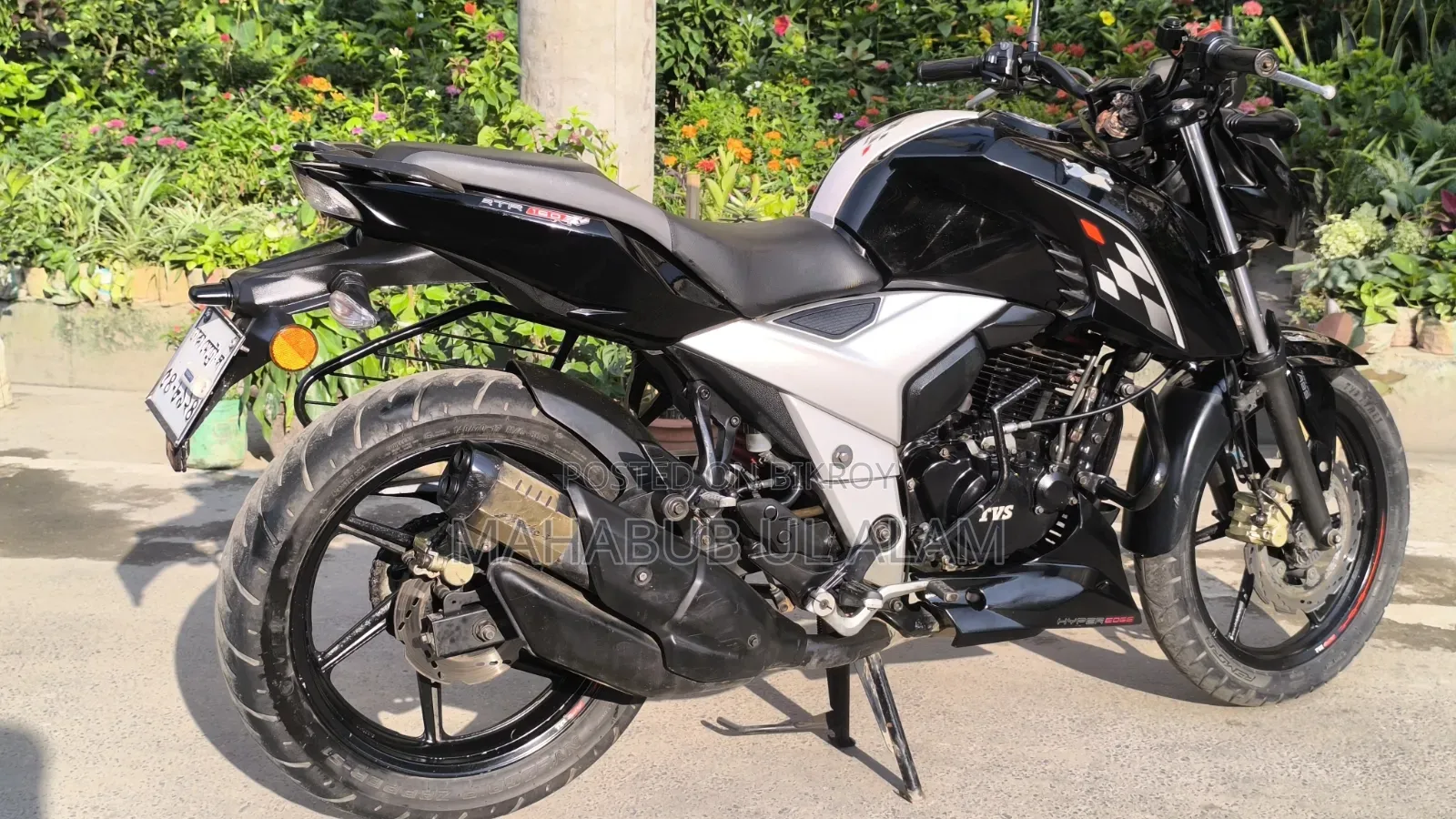 TVS Apache RTR 160 2V ABS 2022 Black