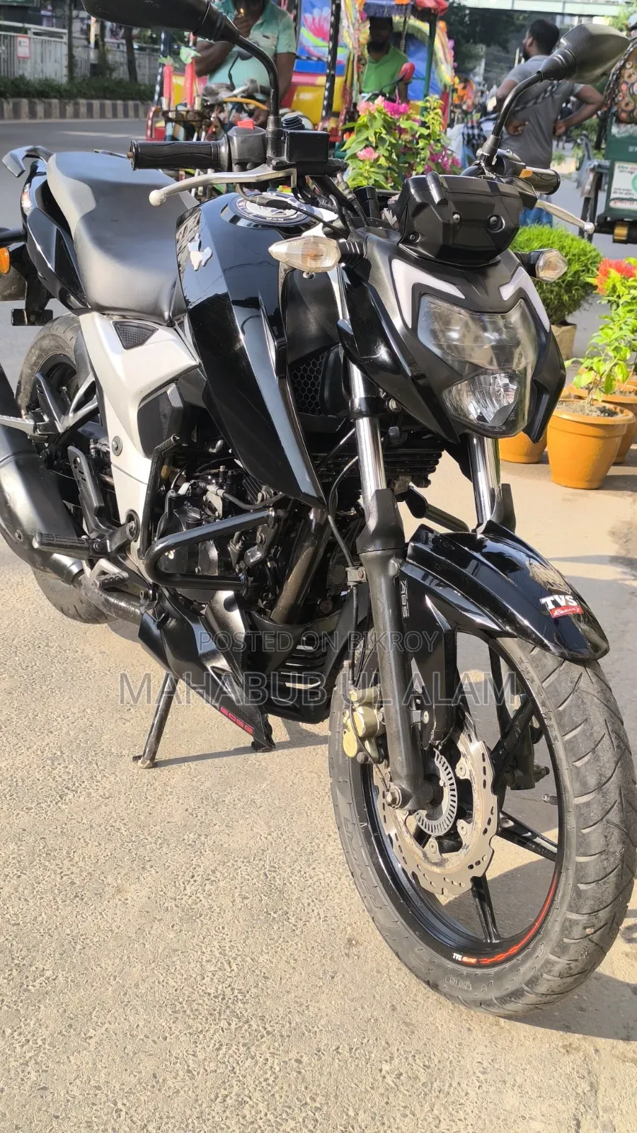 TVS Apache RTR 160 2V ABS 2022 Black