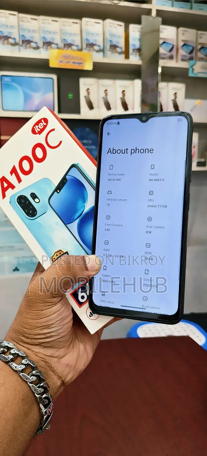 Itel A100C 64 GB Black