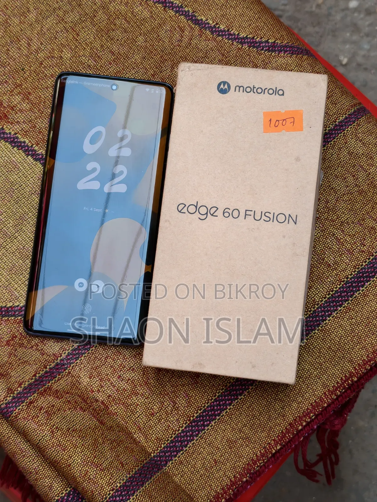 Motorola Edge 60 Fusion 256 GB Blue