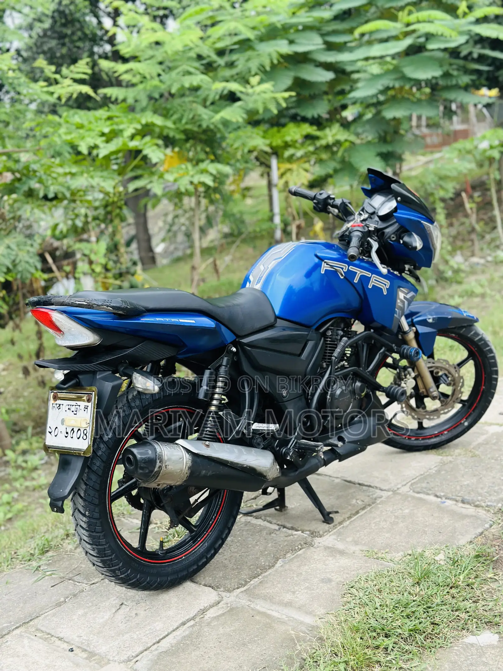 TVS Apache RTR 160 2V 2018 Blue