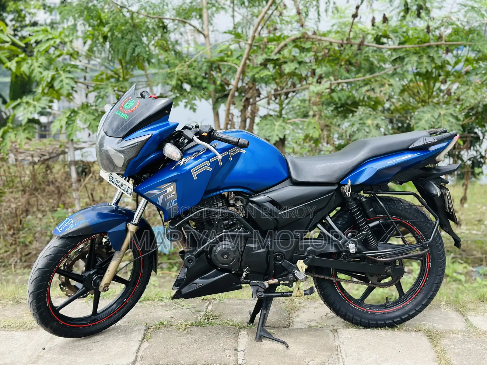 TVS Apache RTR 160 2V 2018 Blue