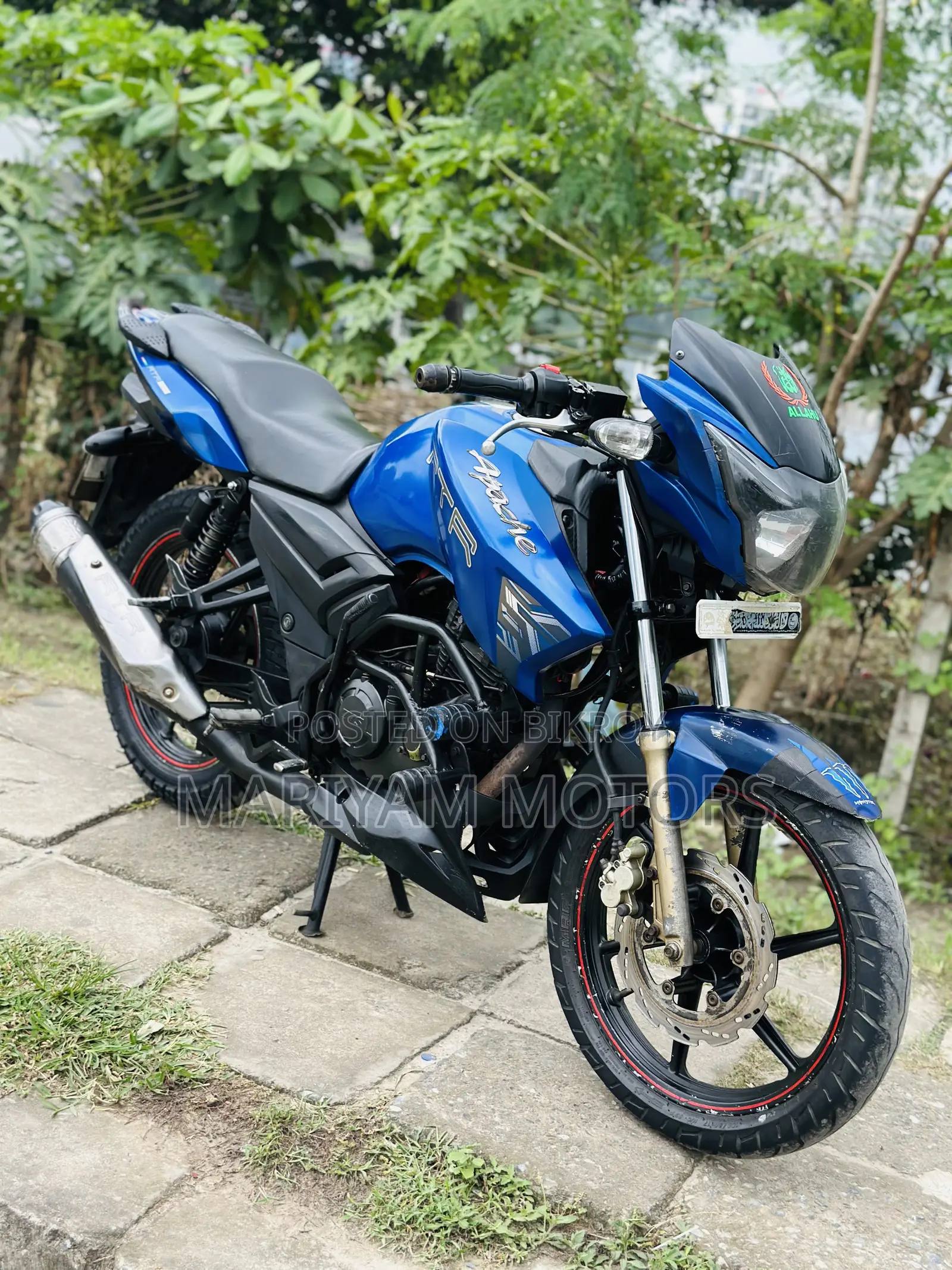 TVS Apache RTR 160 2V 2018 Blue