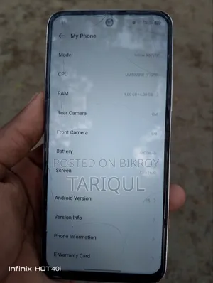 Infinix Smart 10 Plus 128 GB White
