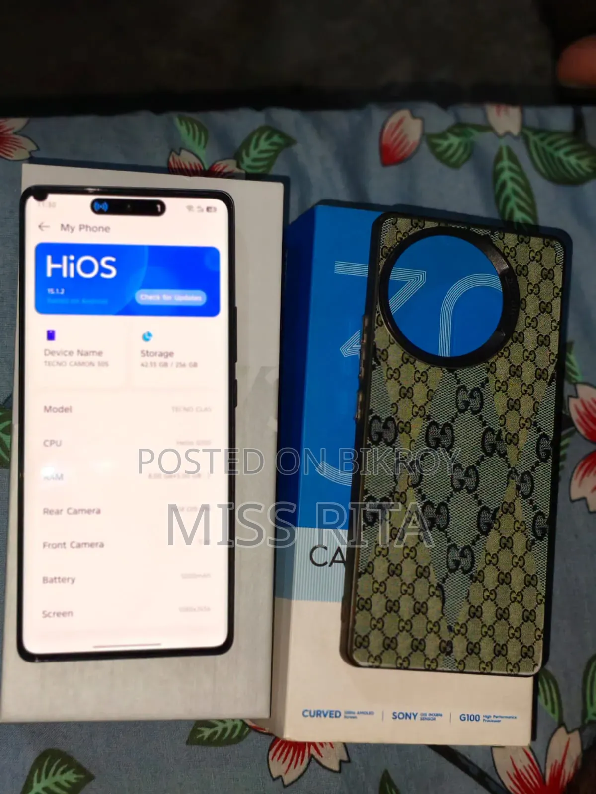Tecno Camon 30S 256 GB Black