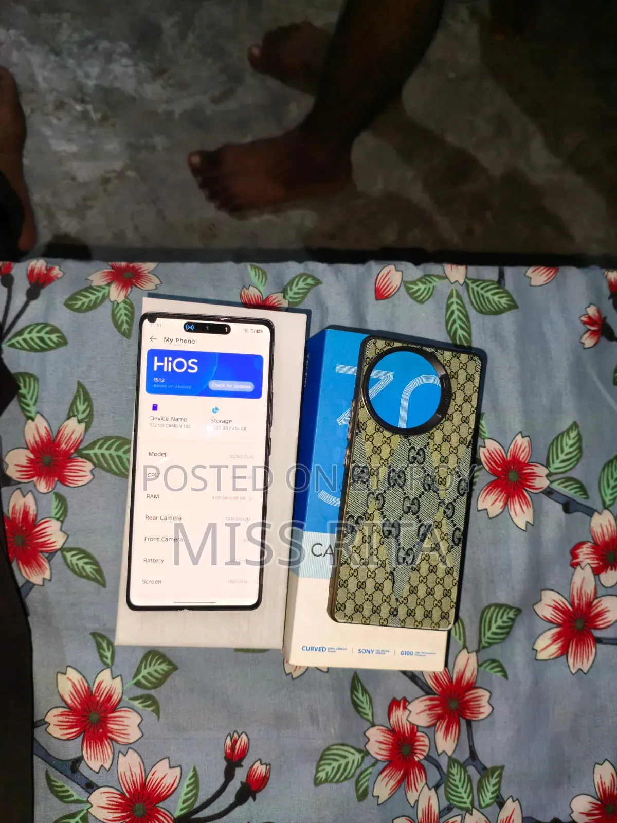 Tecno Camon 30S 256 GB Black