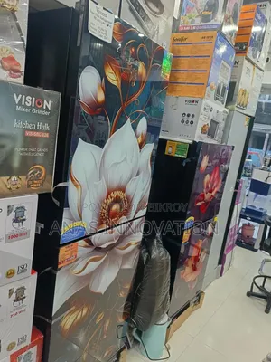 VISION Glass Door Top Mount Refrigerator RE-240 Liter