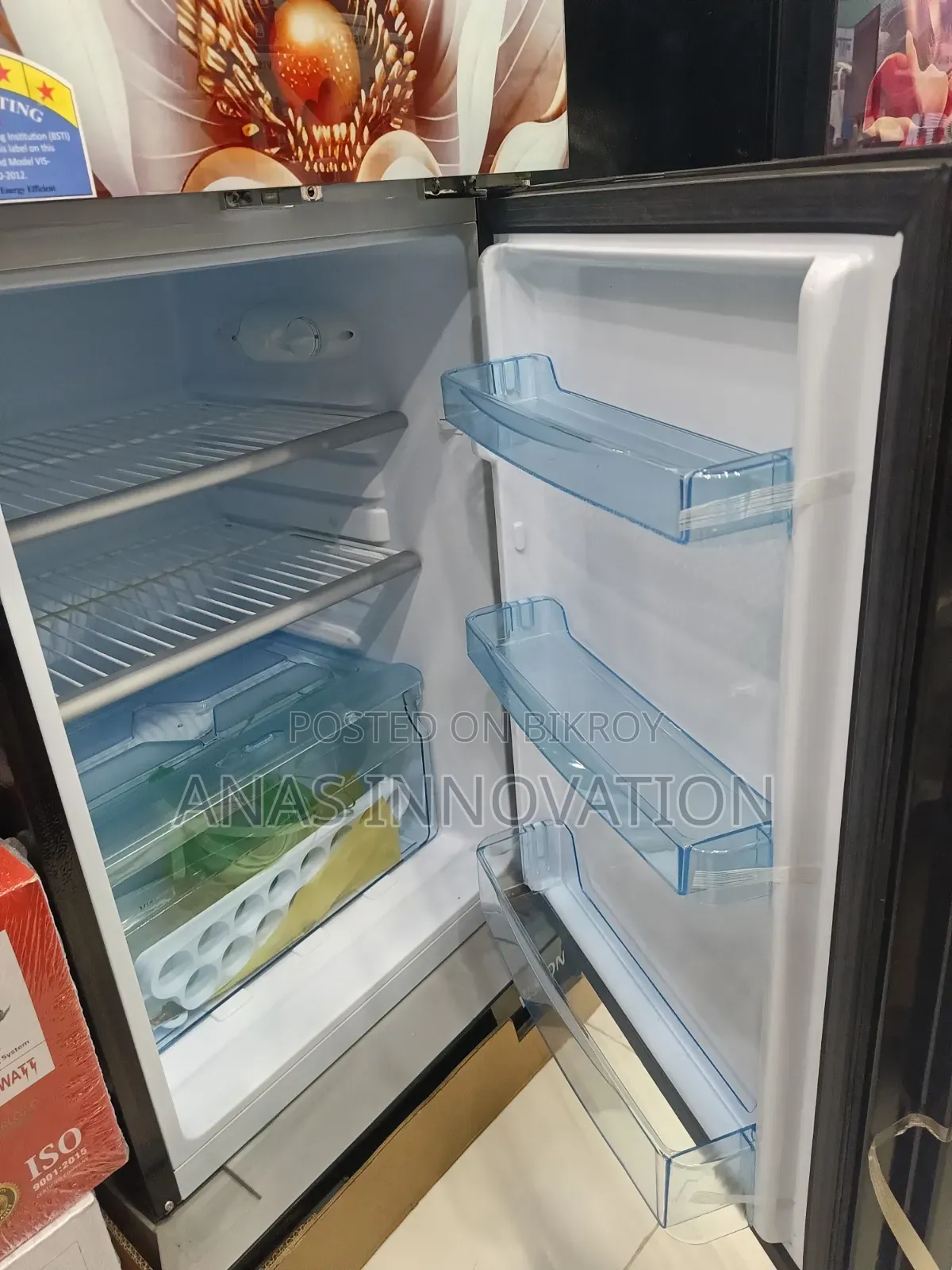 VISION Glass Door Top Mount Refrigerator RE-240 Liter