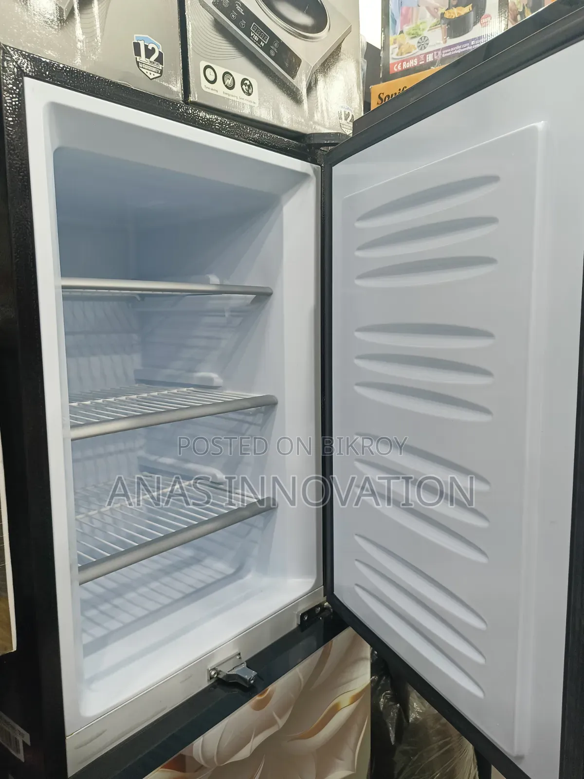 VISION Glass Door Top Mount Refrigerator RE-240 Liter