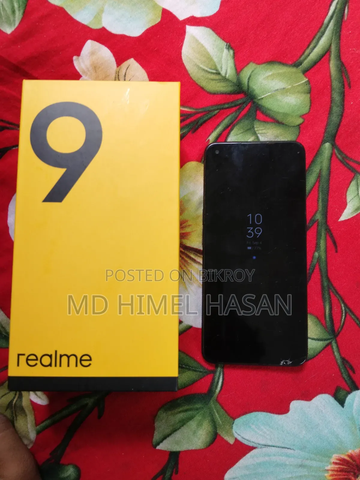 রিয়েলমি ৯ ১২৮ জিবি কালো