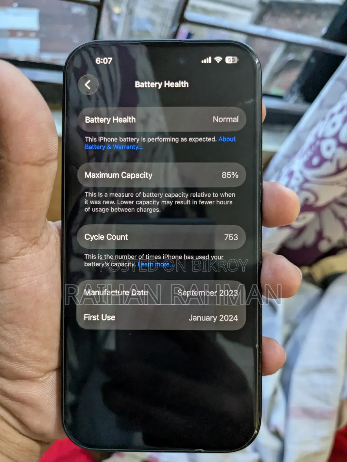 Apple iPhone 15 128 GB Black