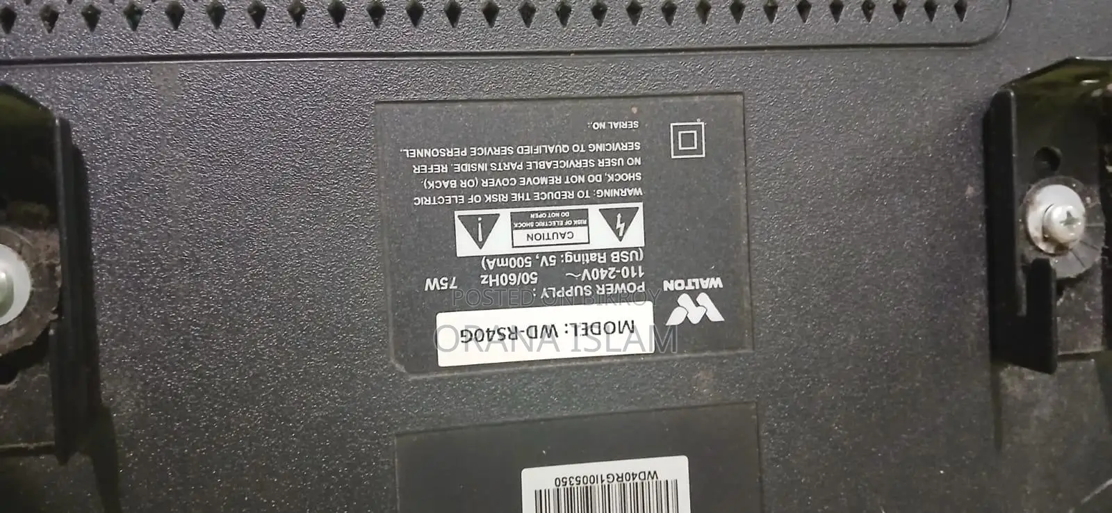 Walton 4k TV 40 Inch