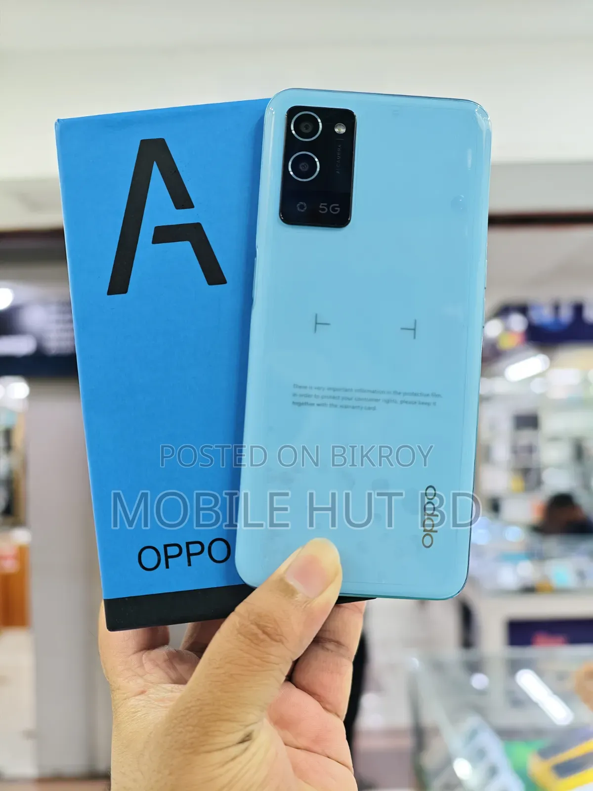 New Oppo A56 5G 256 GB Blue