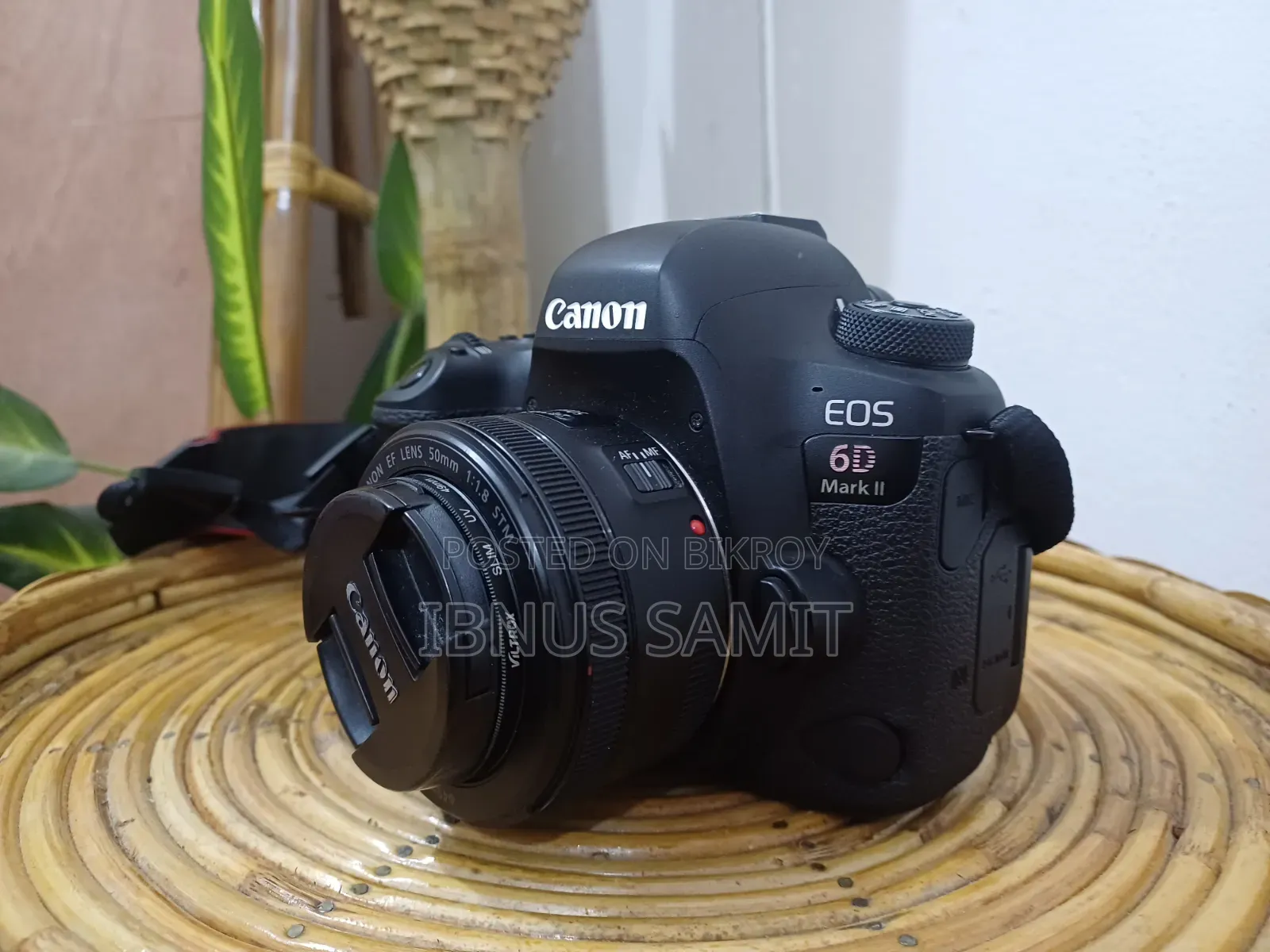 Canon 6D Mark Ii DSLR Camera (With 50mm Lens, Battery, Bag & Others)