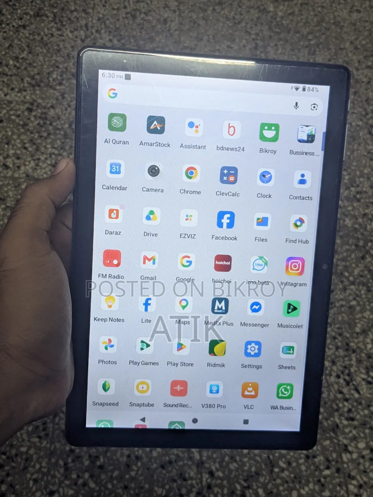 Tablet 128 GB Silver