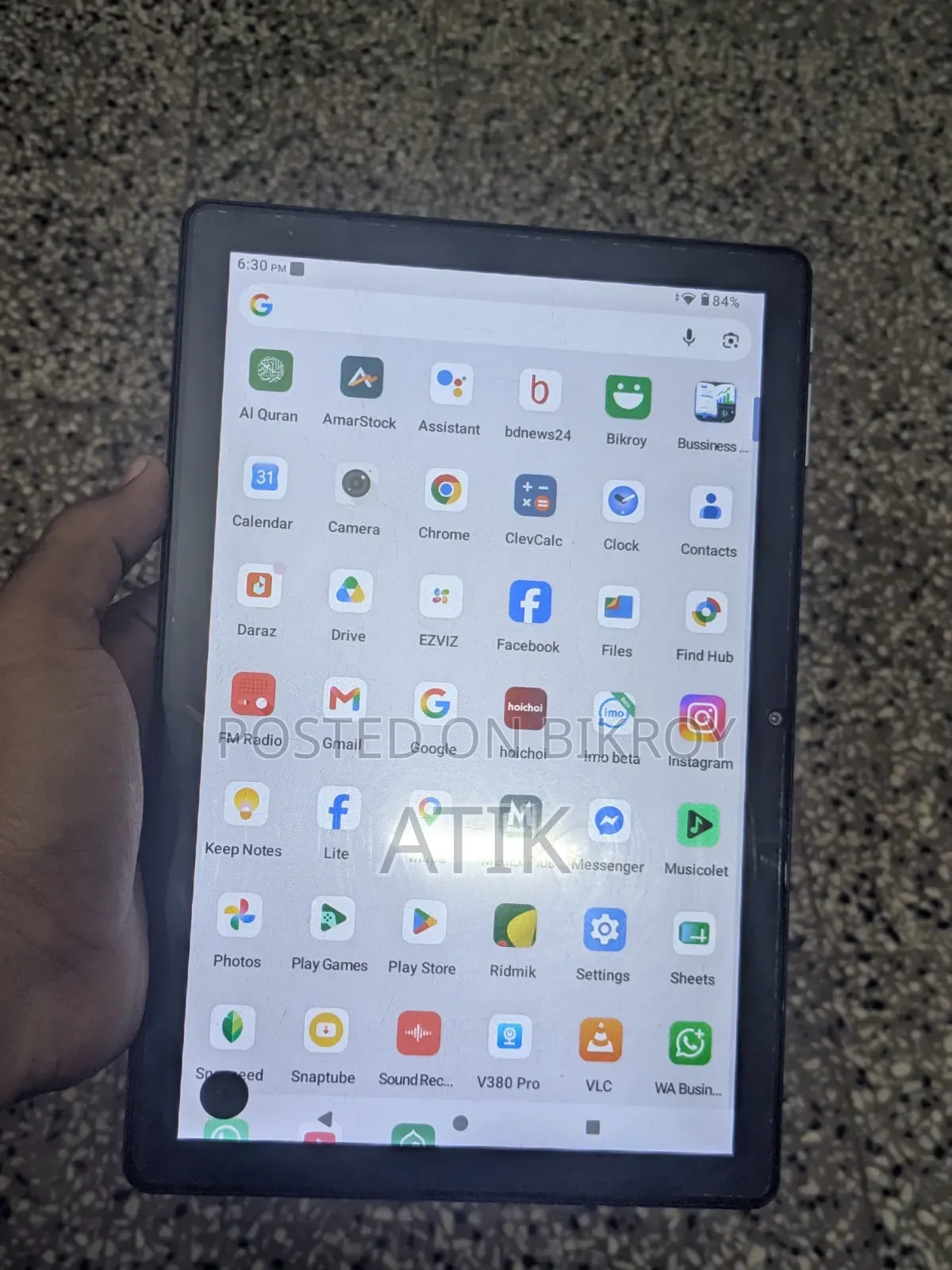 Tablet 128 GB Silver