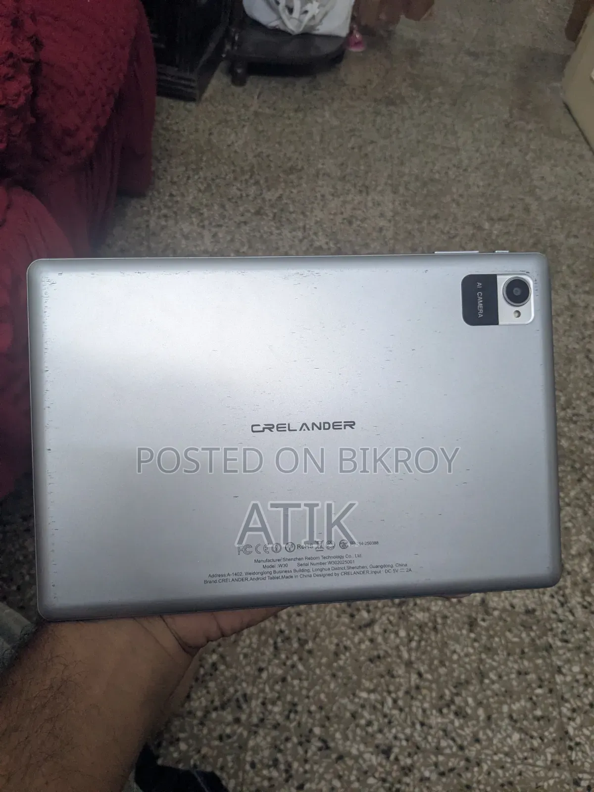 Tablet 128 GB Silver