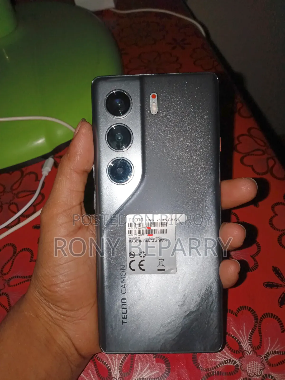 Tecno Camon 40 256 GB Black