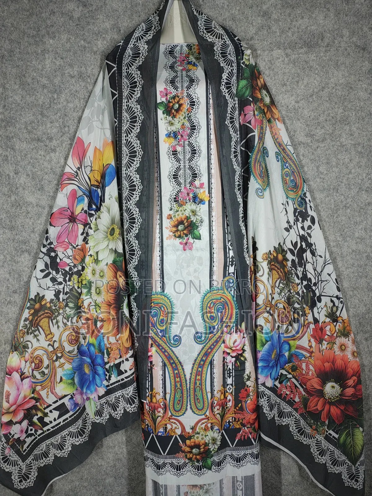 জম জম সুইস কটন থ্রি পিস।