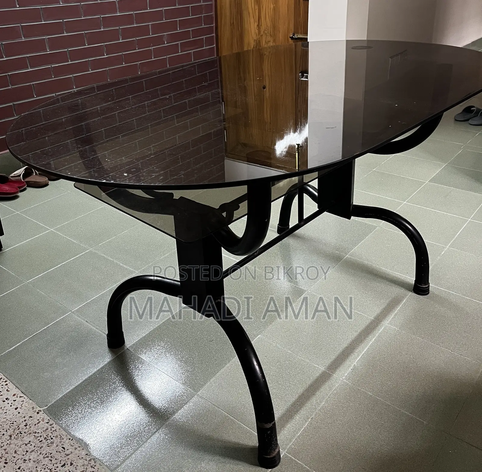 Dining Table ডাইনিং টেবিল Glass Dining Table