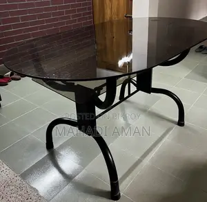 Dining Table ডাইনিং টেবিল Glass Dining Table