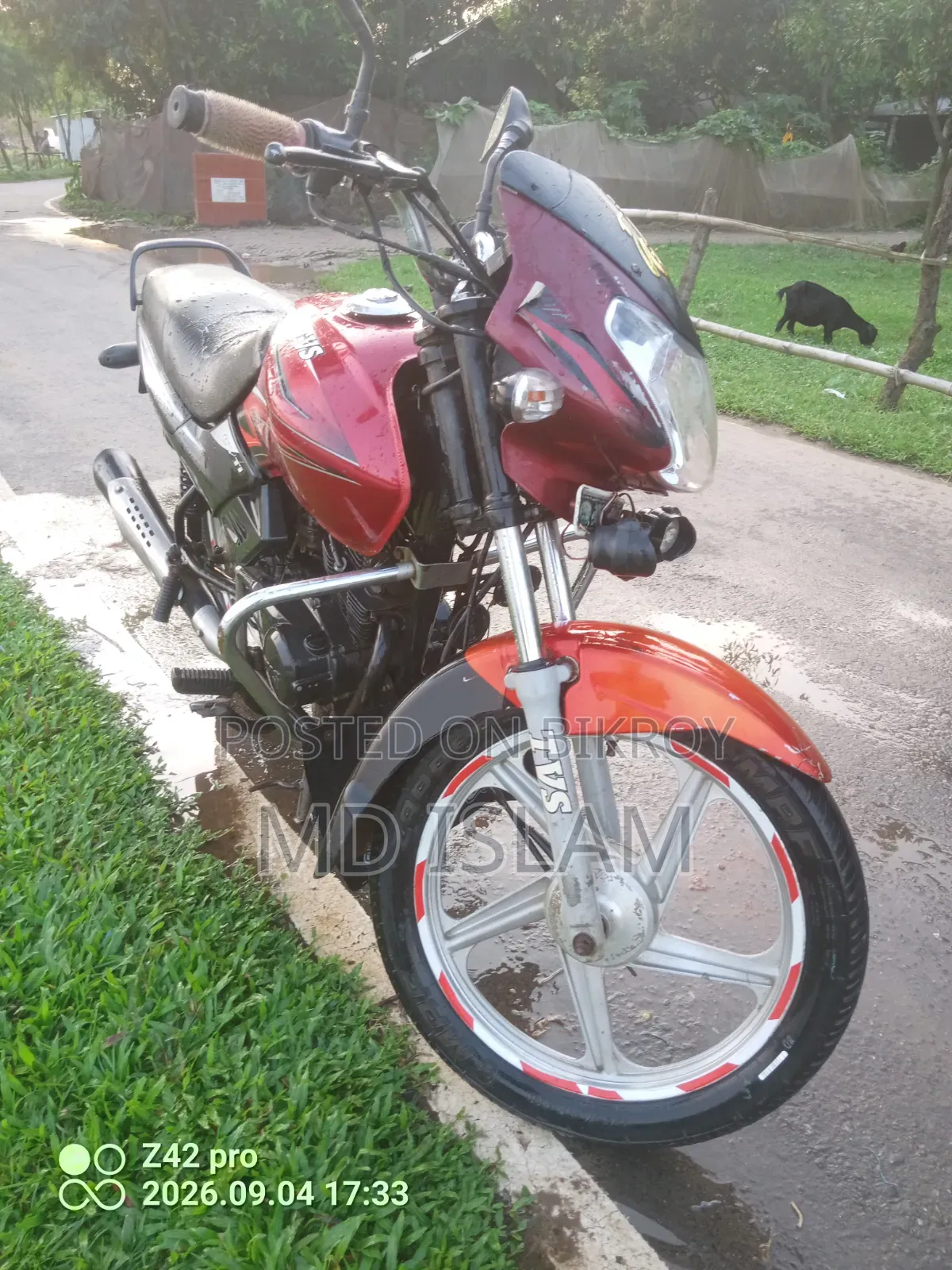 TVS Metro 2012 Red