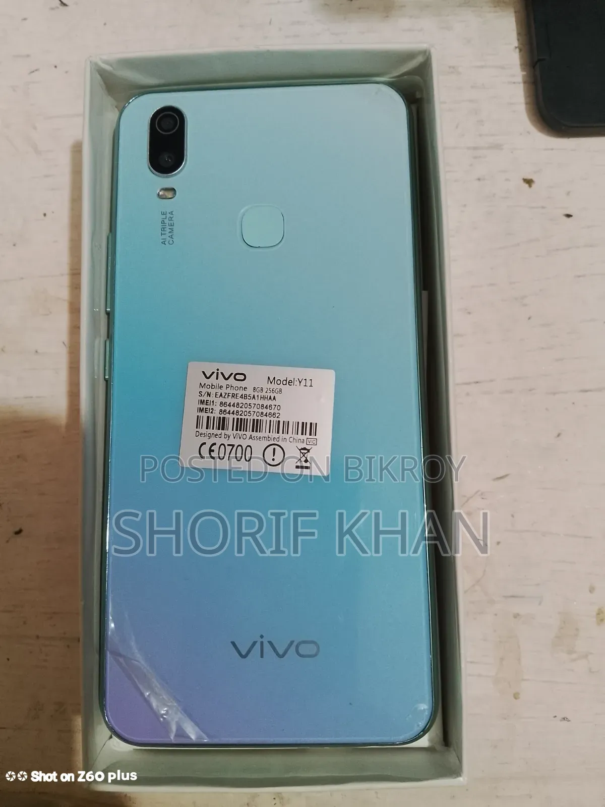 New Vivo Y11 32 GB Graphite