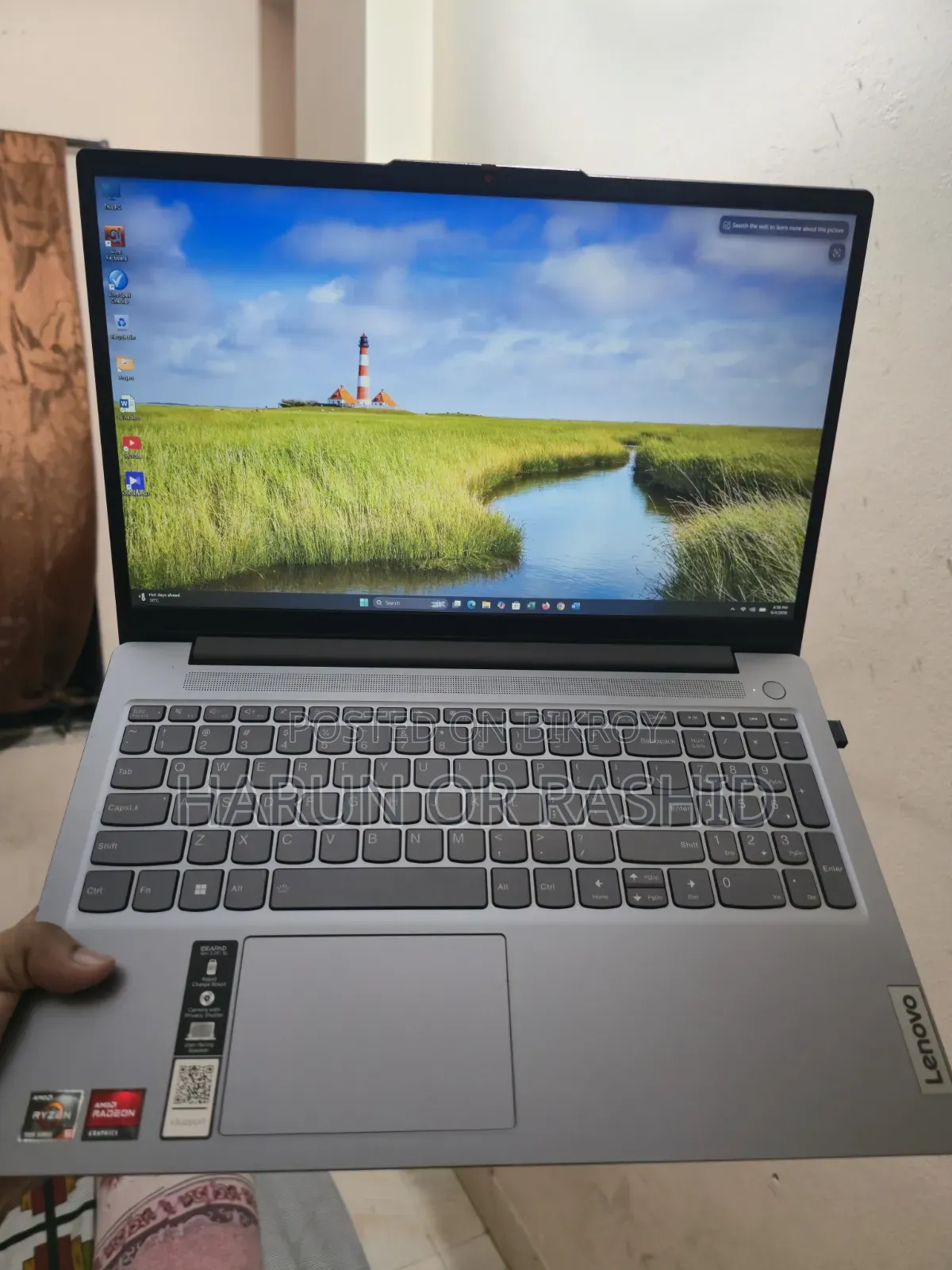 New Laptop Lenovo Ideapad 3 16GB AMD Ryzen 5 SSHD+SSD 512GB