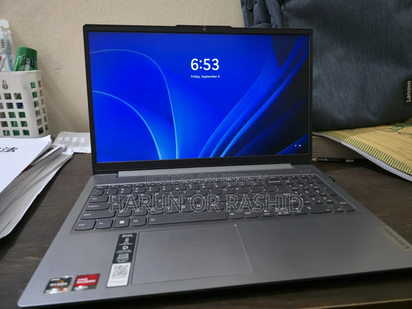 New Laptop Lenovo Ideapad 3 16GB AMD Ryzen 5 SSHD+SSD 512GB