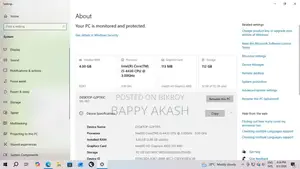 Desktop Computer Gigabyte GB-BLCE-4000C 4GB Intel Core i5 SSD 128GB
