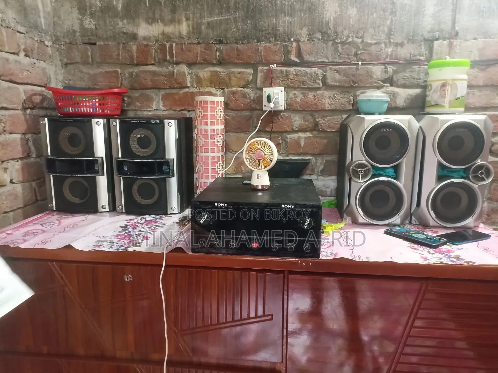 অরজিনাল জাহাজের, সনি ব্র্যান্ডের  সাউন্ড সিস্টেম