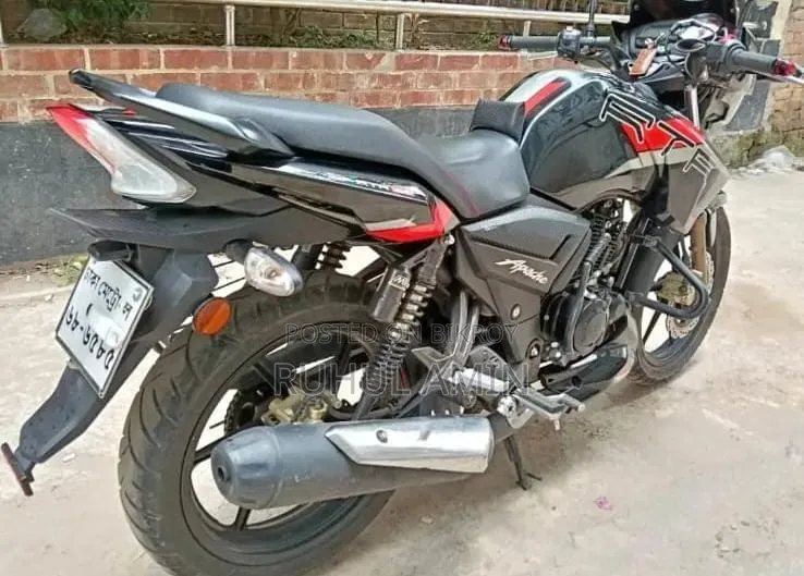 TVS Apache RTR 160 2V ABS 2022 Black