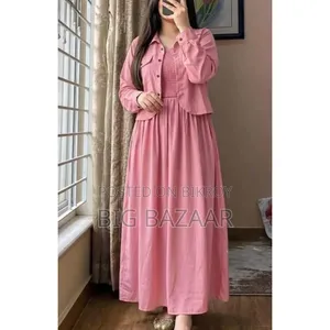 Georgette Two Piece Gown Set