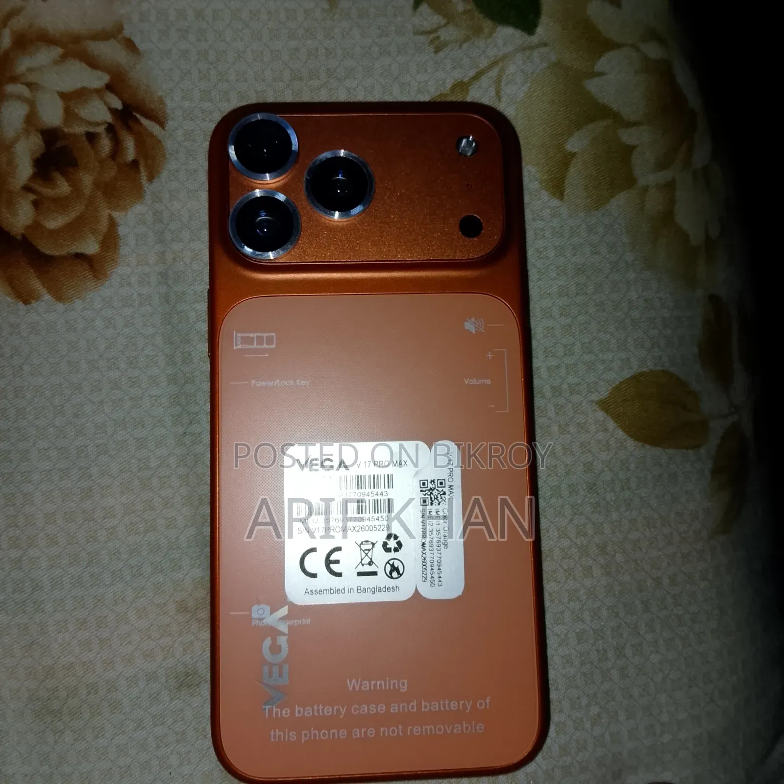 New Apple iPhone 17 Pro Max 256 GB Orange