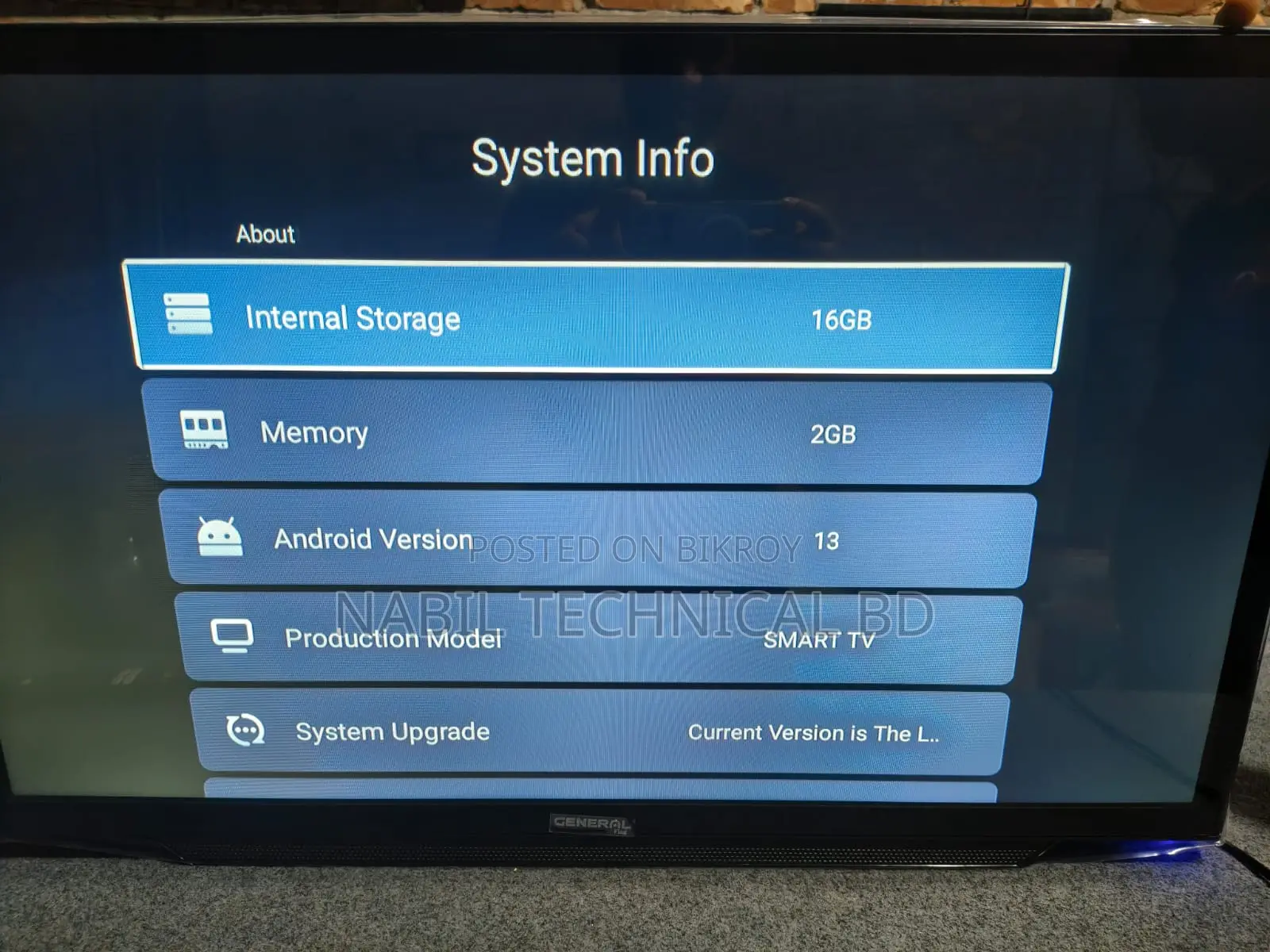 NEW 32" 2GB 16GB LED TV Android Version 13 1 Years Warranty