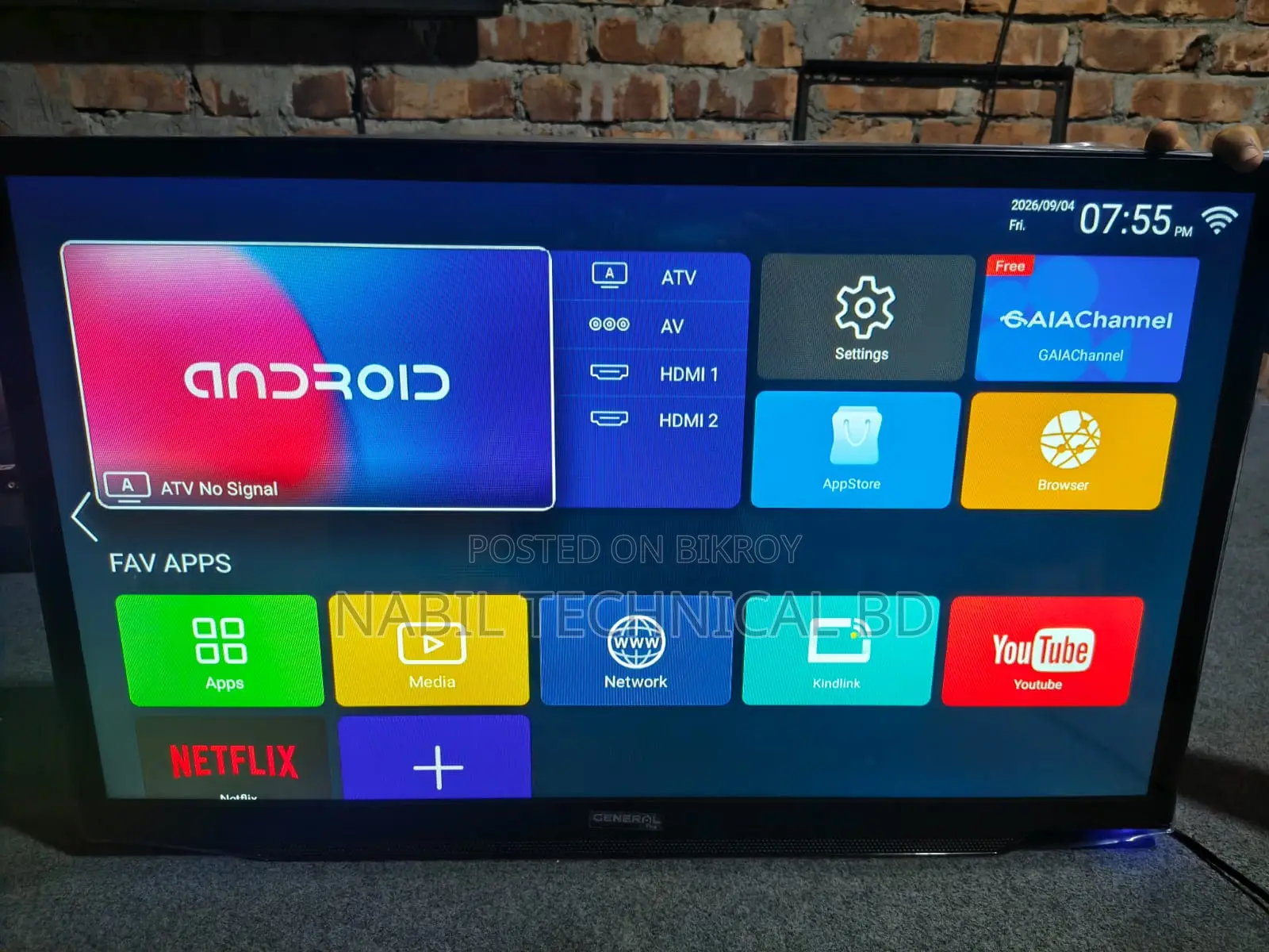 NEW 32" 2GB 16GB LED TV Android Version 13 1 Years Warranty