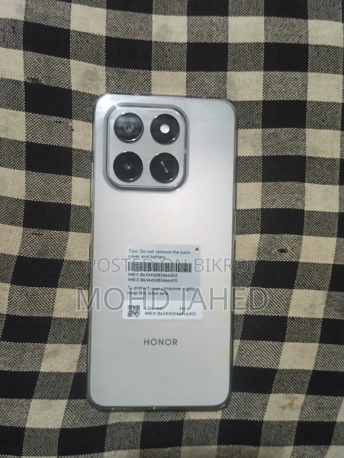 Honor X7d 256 GB Silver