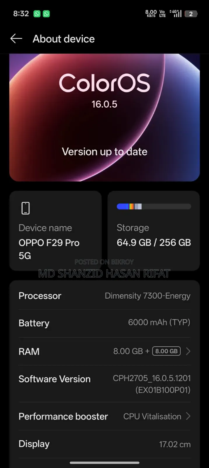 Oppo F29 Pro 256 GB