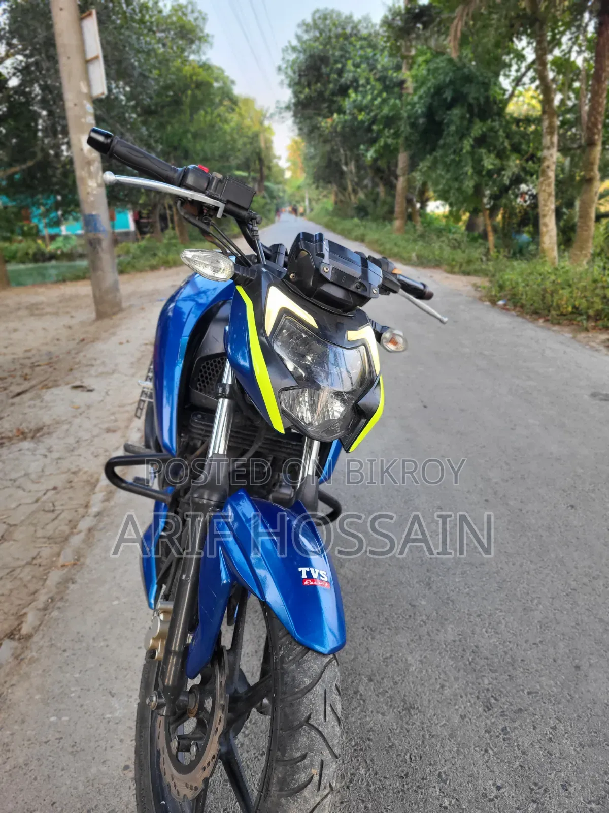 TVS Apache RTR 160 4V 2022 Blue