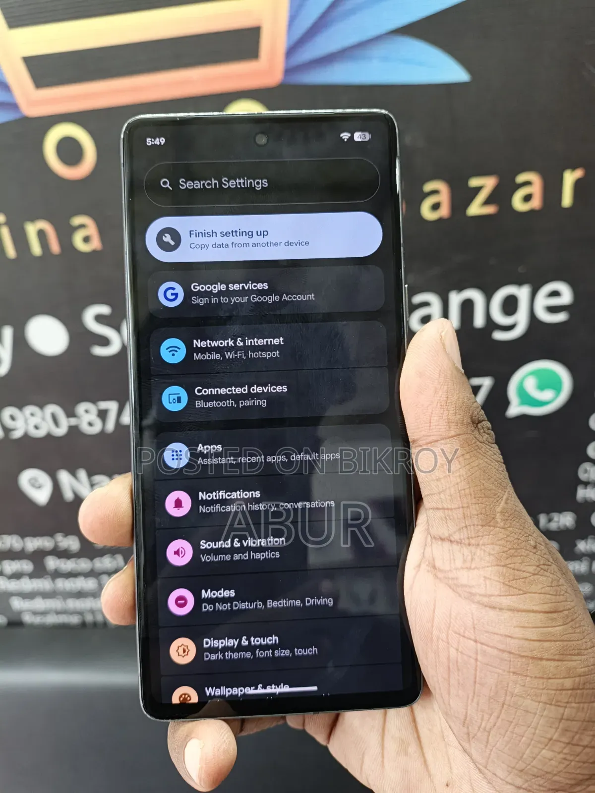 Google Pixel 7 128 GB Black