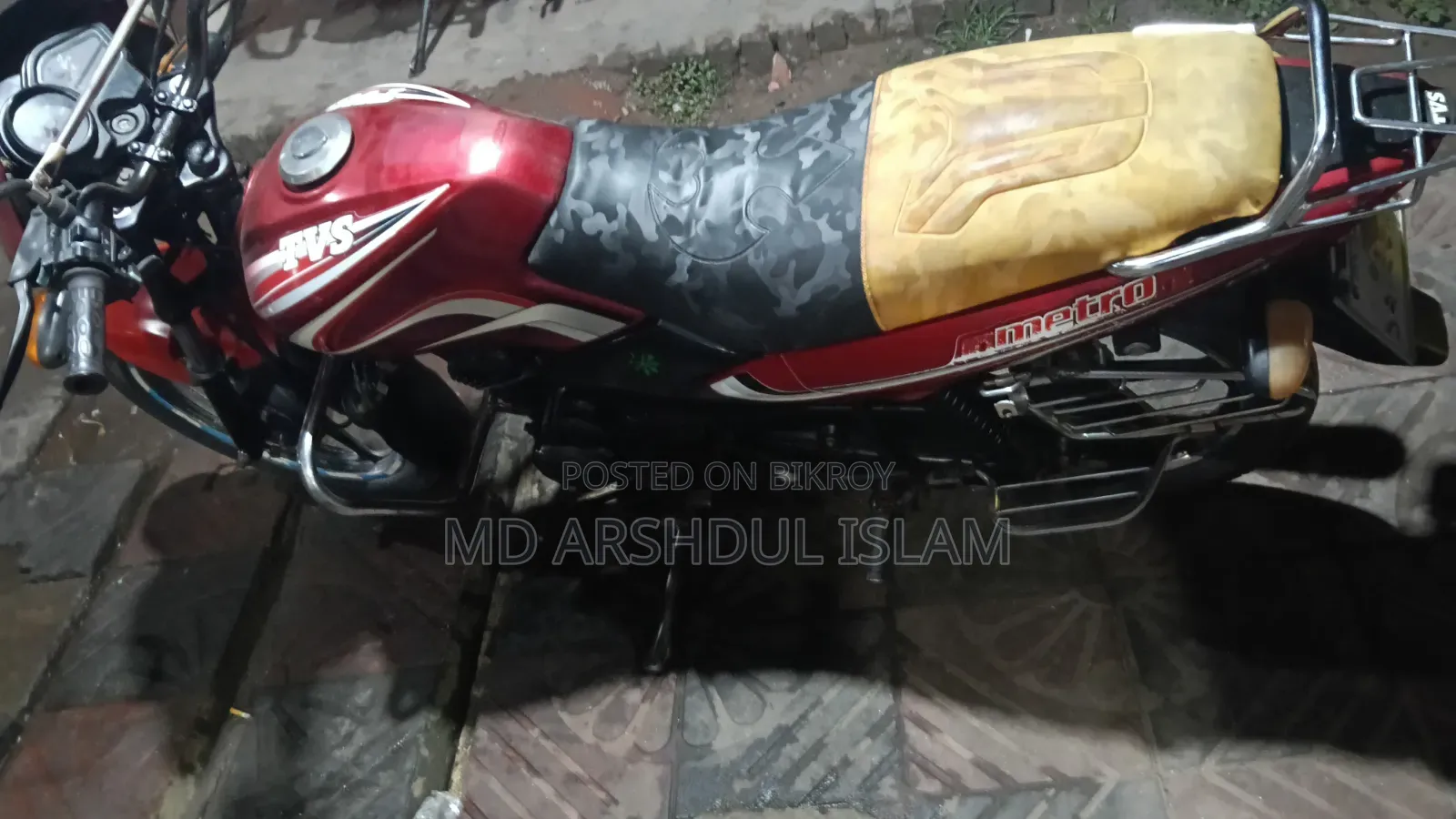 TVS Metro 2018 Red