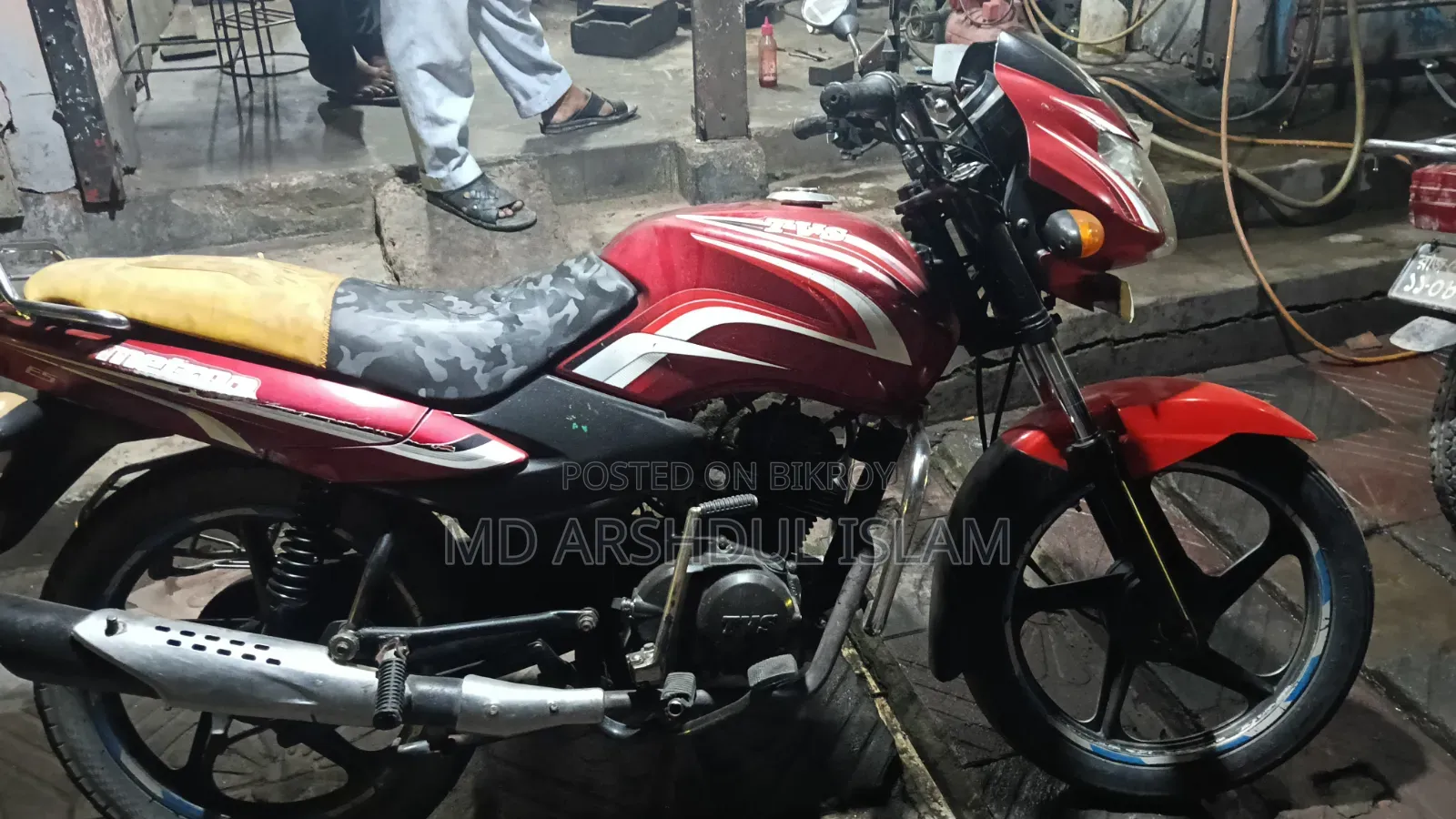 TVS Metro 2018 Red