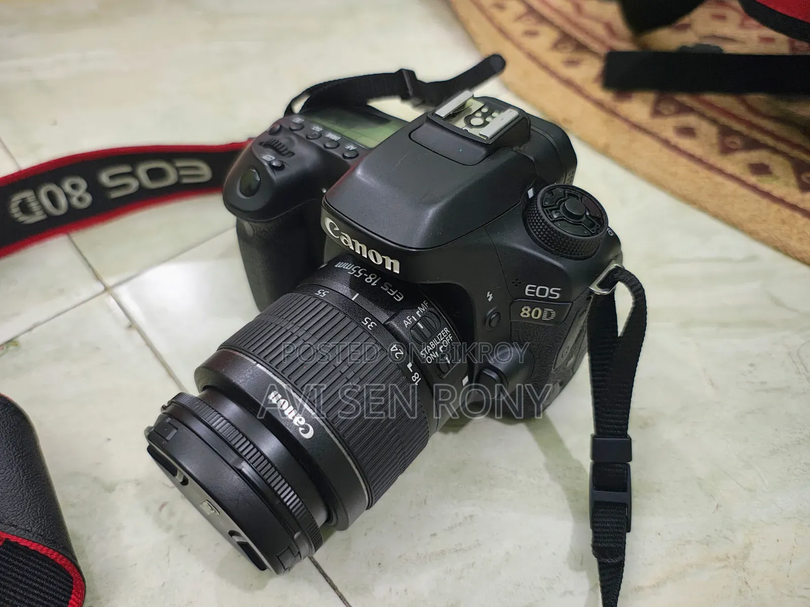 Canon EOS 80D Digital SLR Camera Body With 18-55mm STM Lens