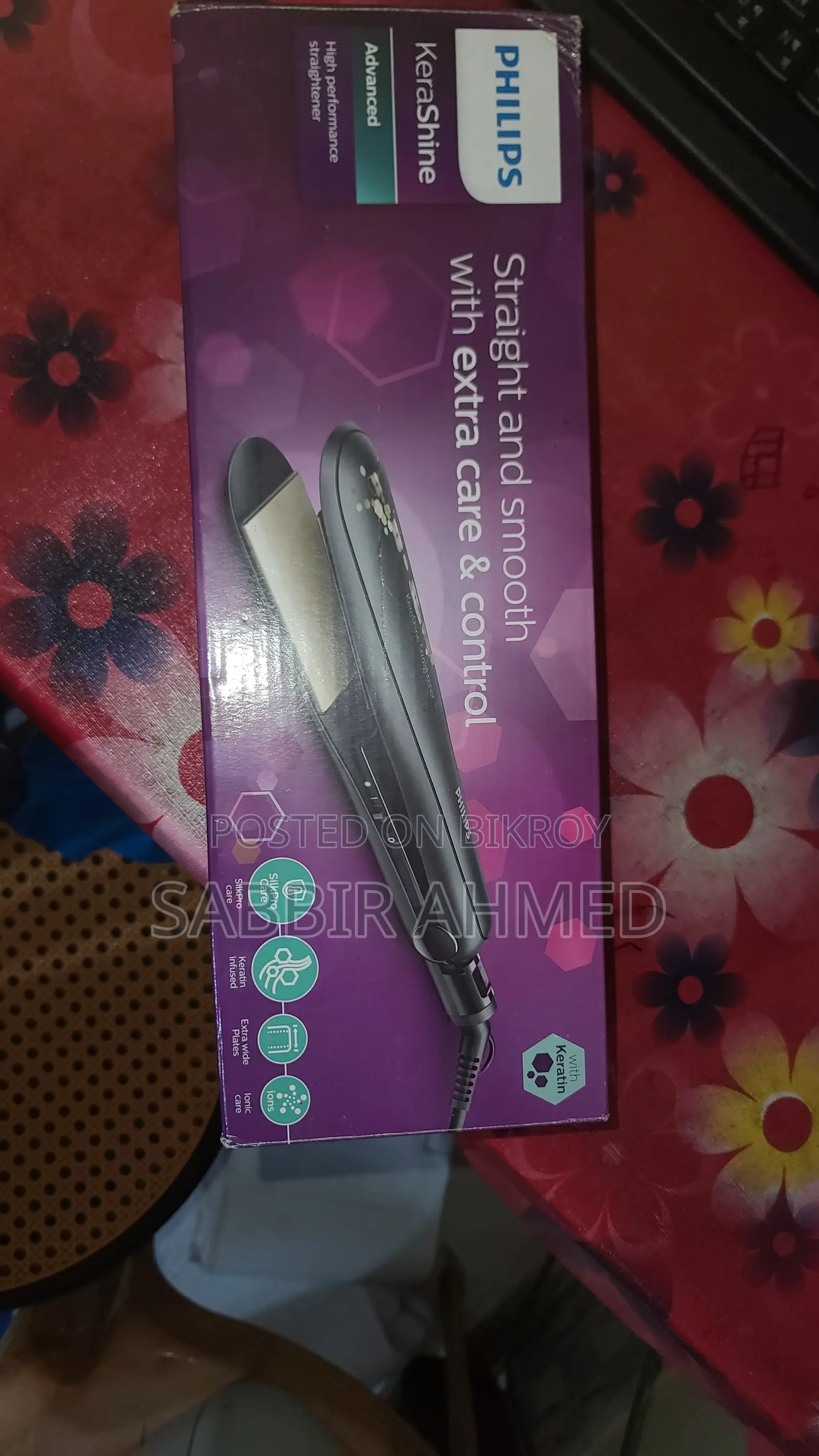 Philips HP8316 KeraShine Hair Straightene With Free Streax Hair Serum