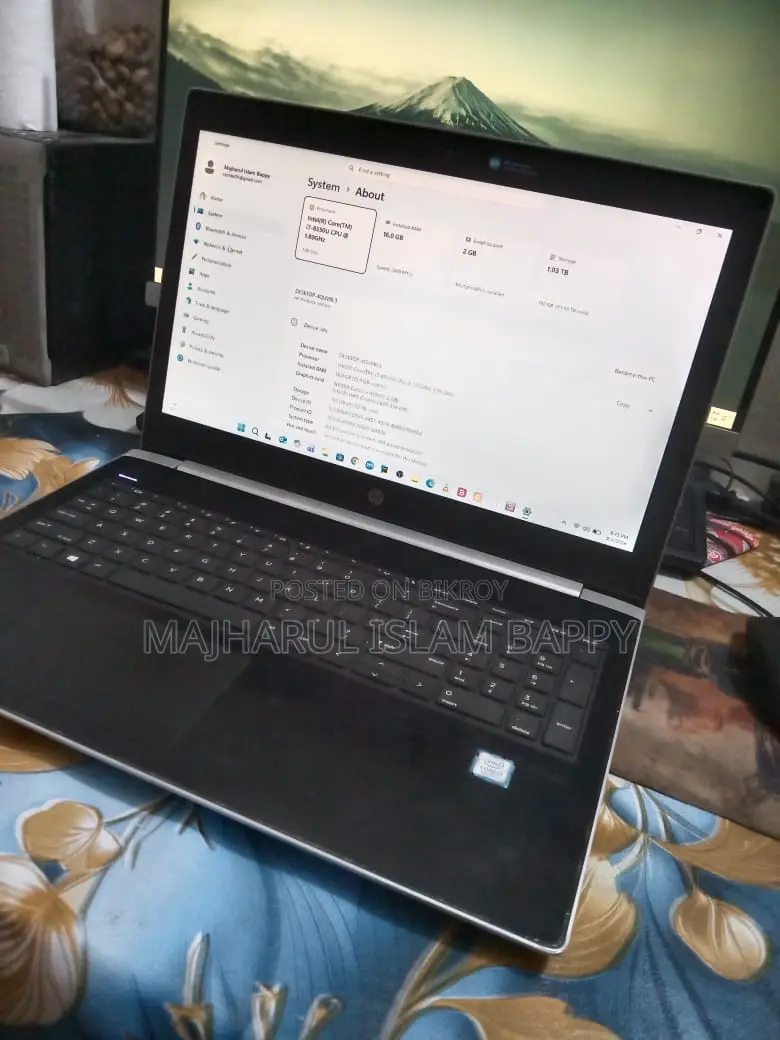 Laptop HP ProBook 450 G5 16GB Intel Core i7 HDD+SSD 1T