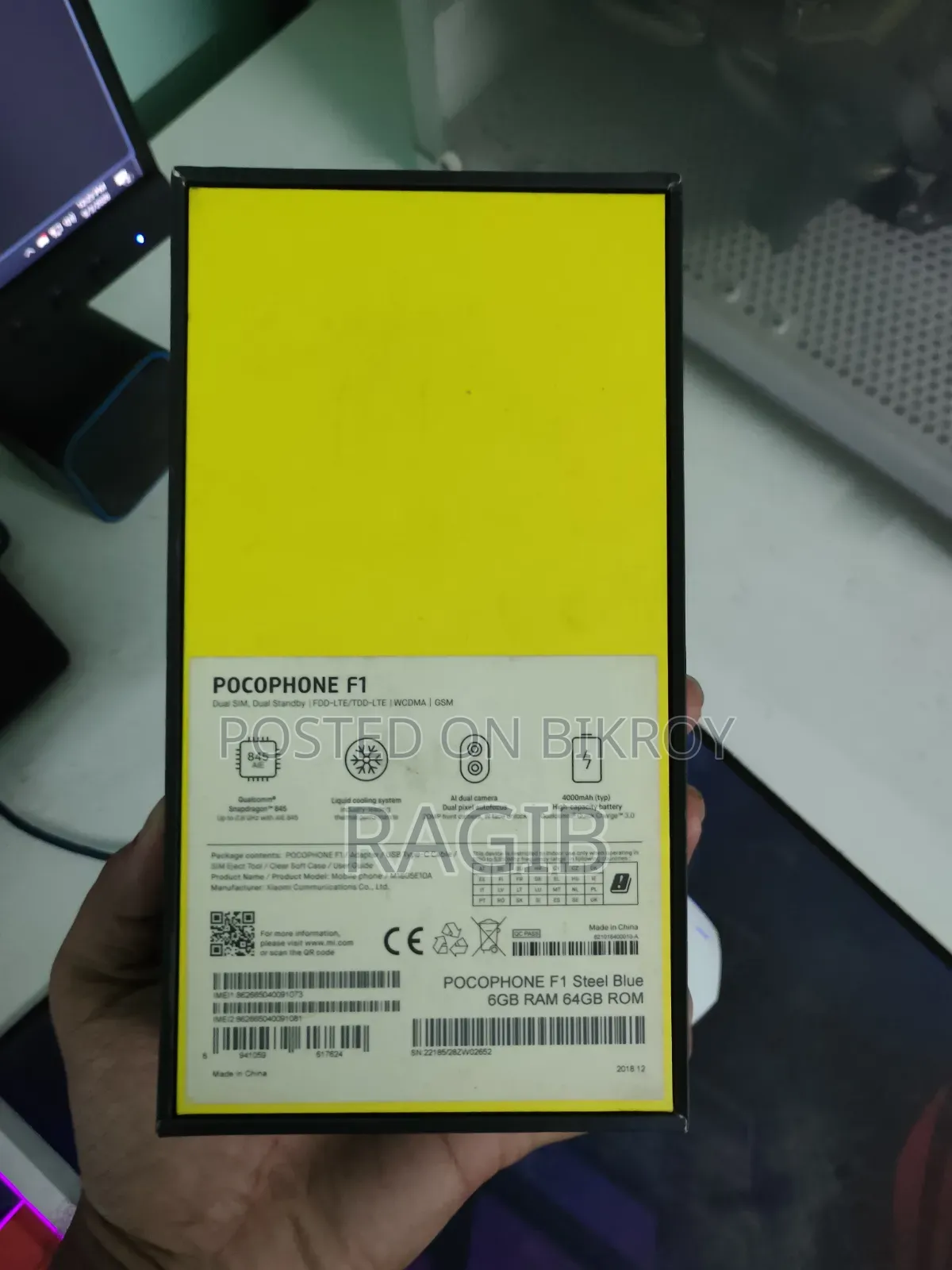Xiaomi Pocophone F1 64 GB Blue