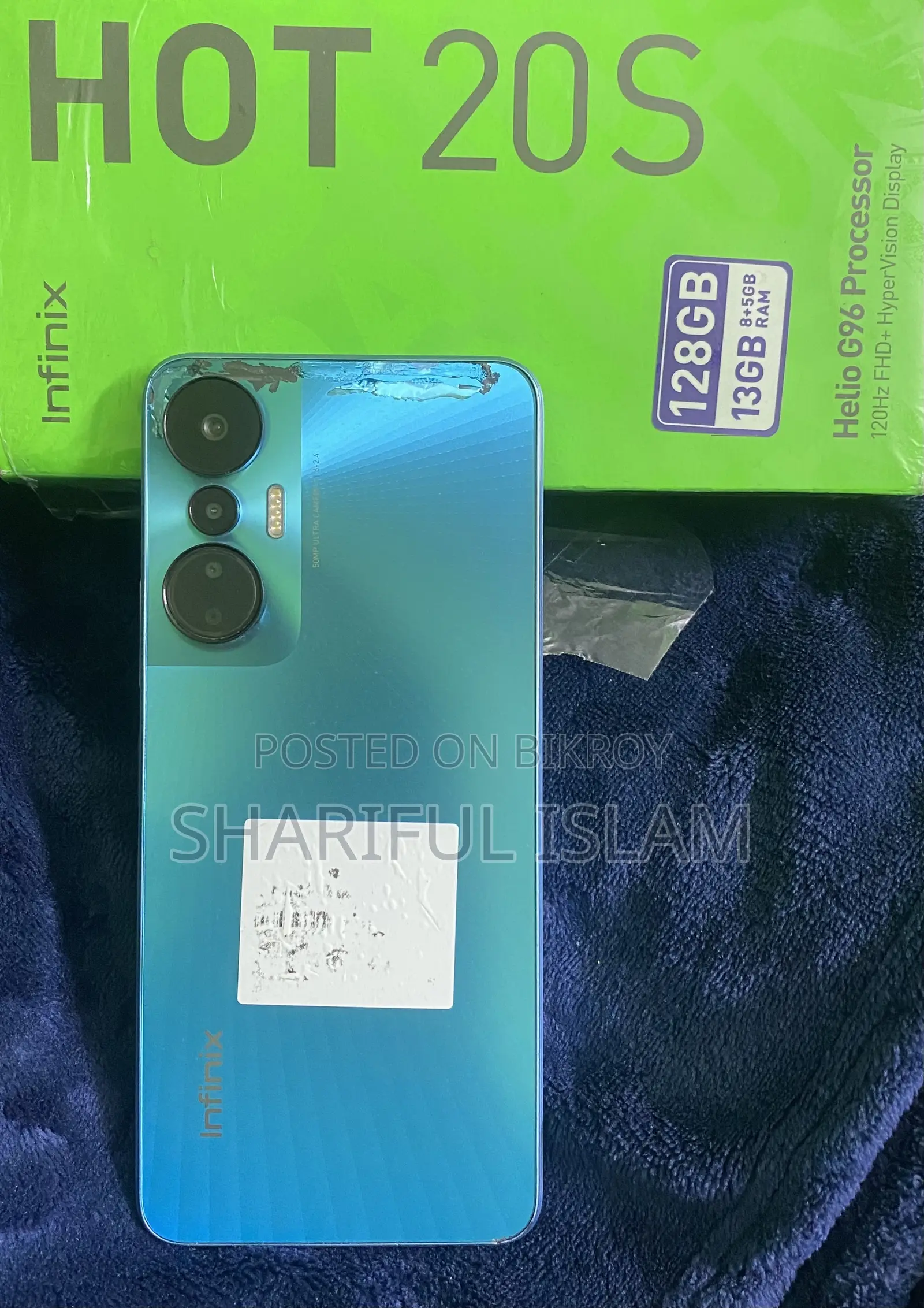 Infinix Hot 20S 128 GB Blue
