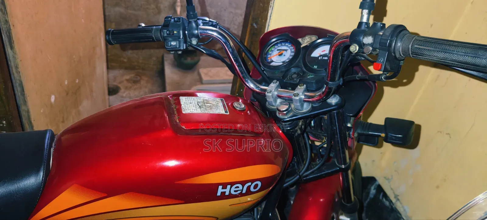 হিরো স্প্লেন্ডার প্লাস ২০১৯ রেড